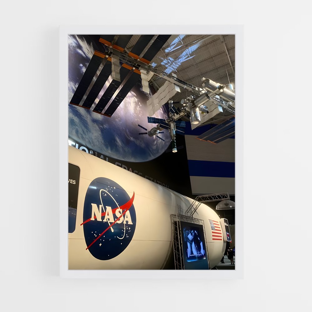 Poster Houston Space Odyssey – affiche Missions spatiales (vue 3)