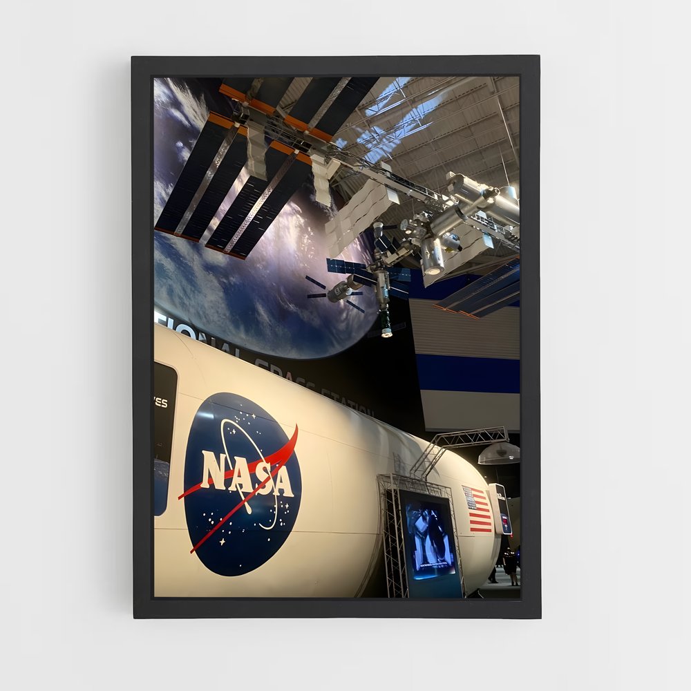 Poster Houston Space Odyssey – affiche Missions spatiales (vue 2)