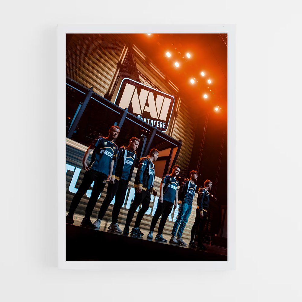 Poster Navi planches – affiche Esports (vue 3)