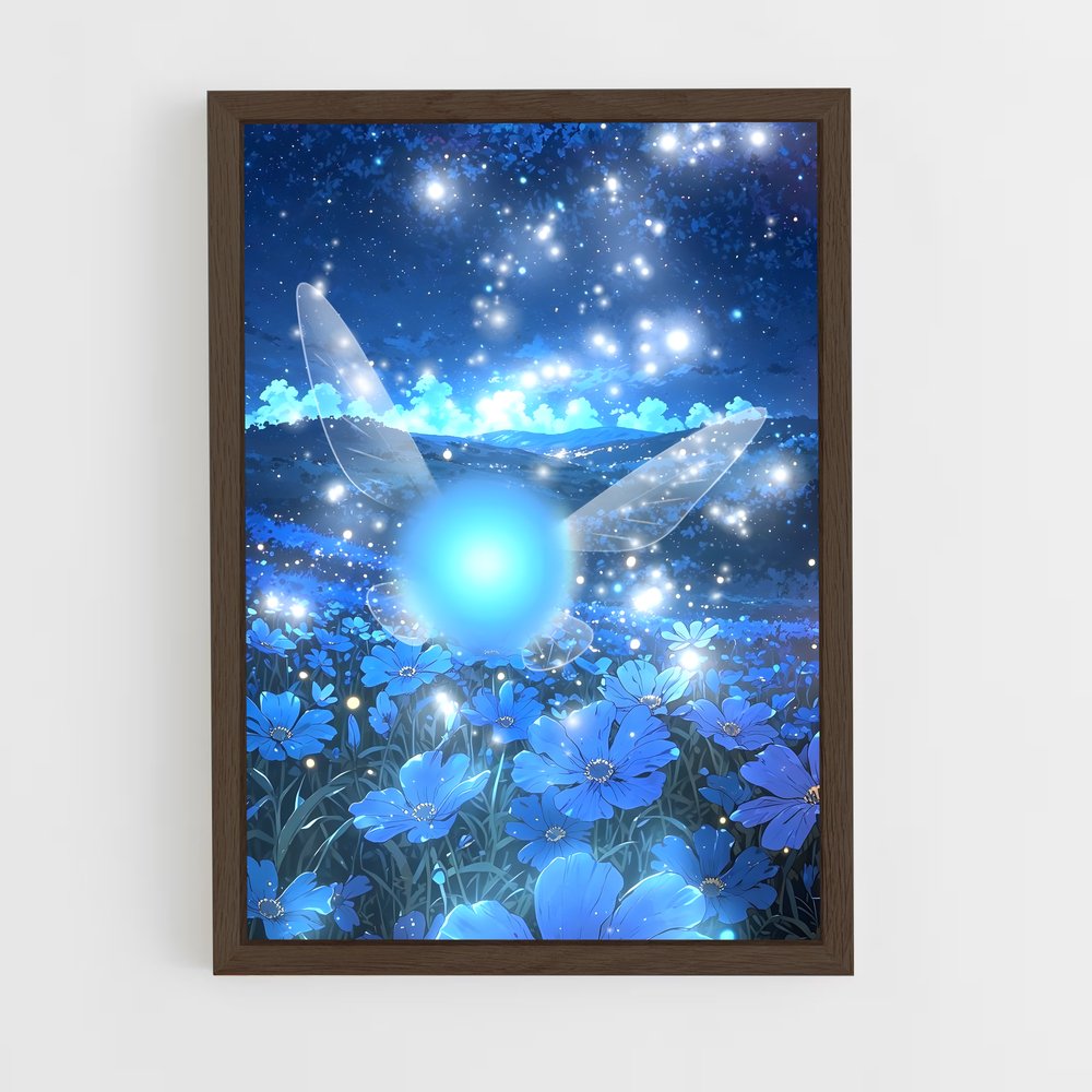 Poster Champ de Ciel Bleu – affiche Zelda (vue 5)