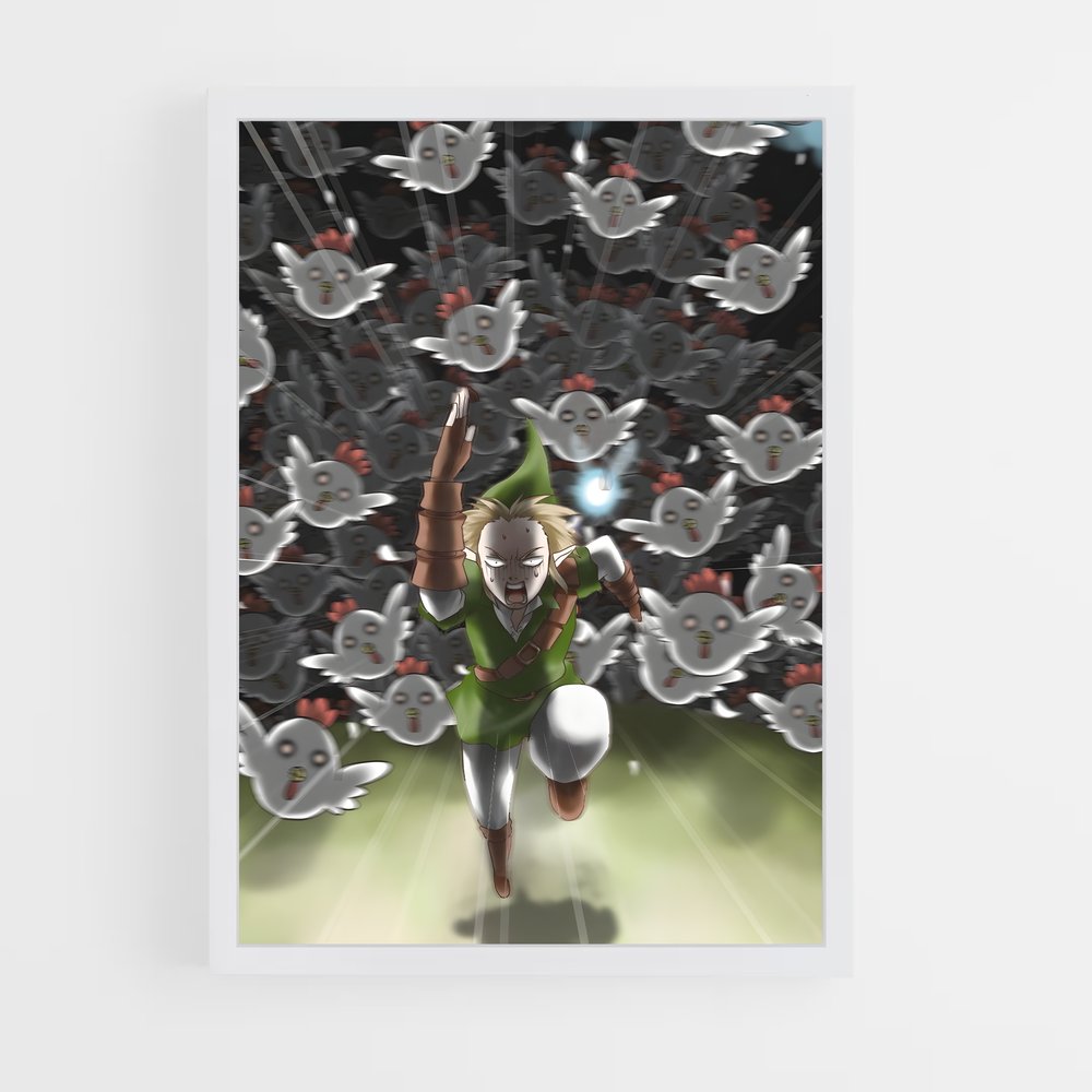 Poster Échos de l'Aventure – affiche Zelda (vue 3)