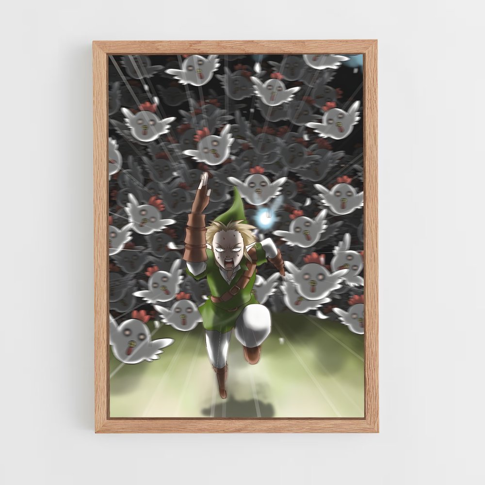 Poster Échos de l'Aventure – affiche Zelda (vue 4)