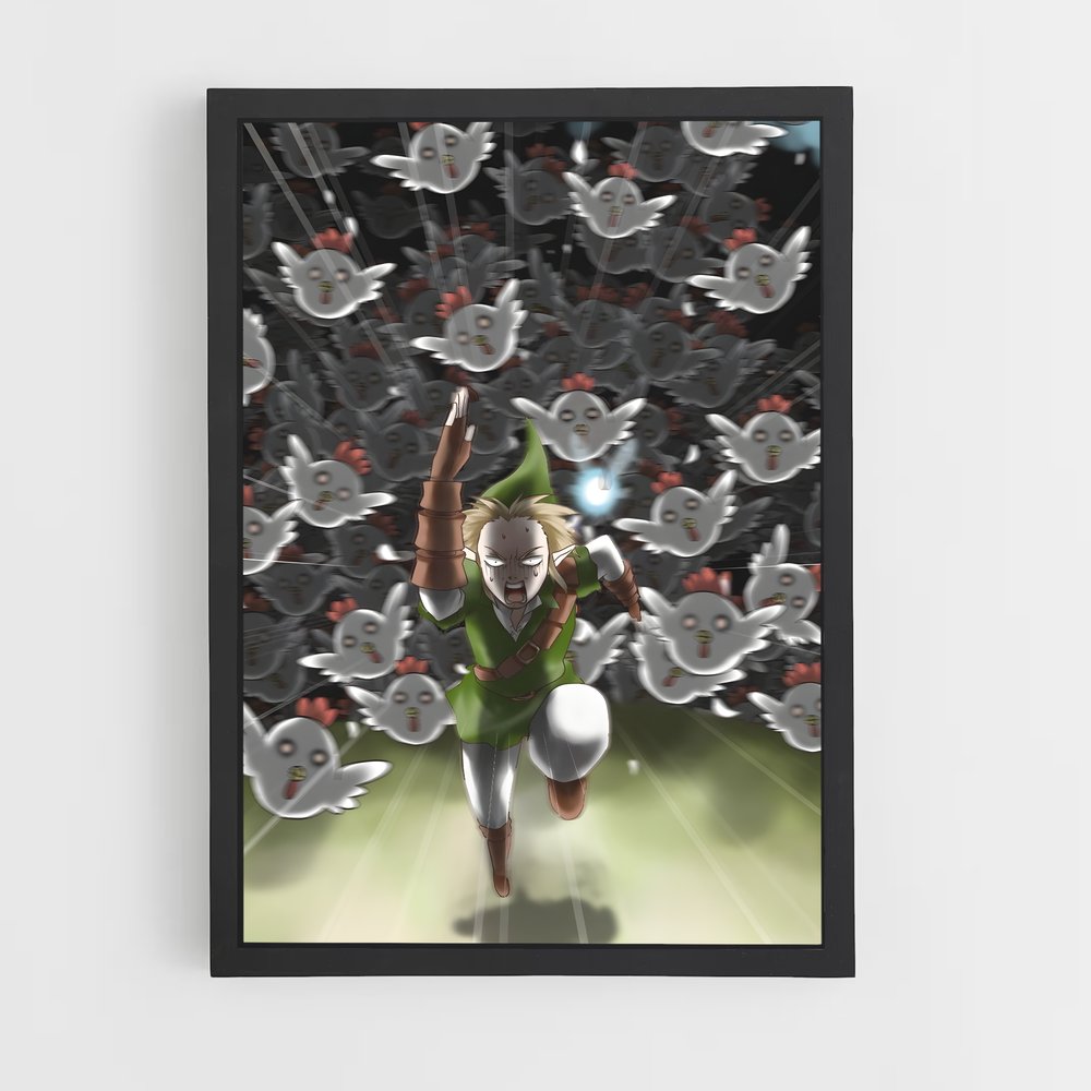 Poster Échos de l'Aventure – affiche Zelda (vue 2)