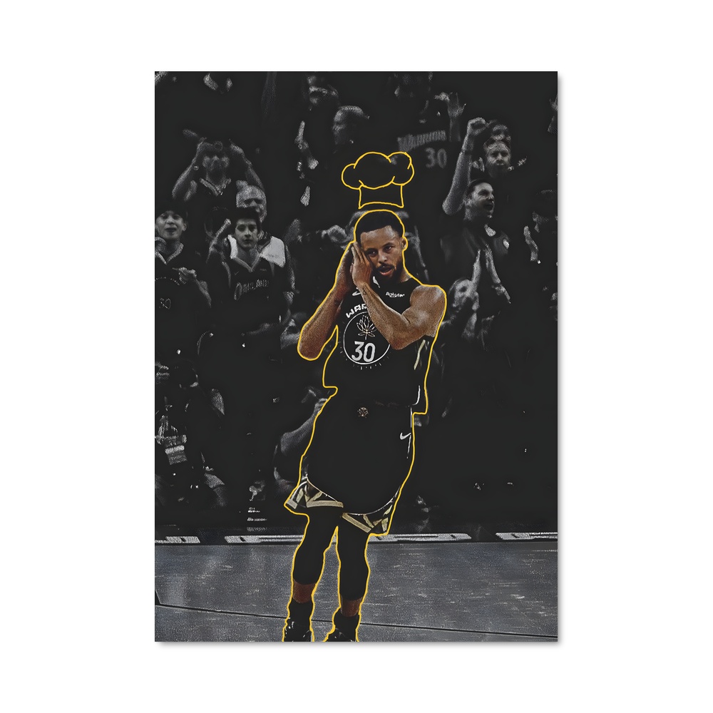 Poster Yellow Kicks – affiche Basketball