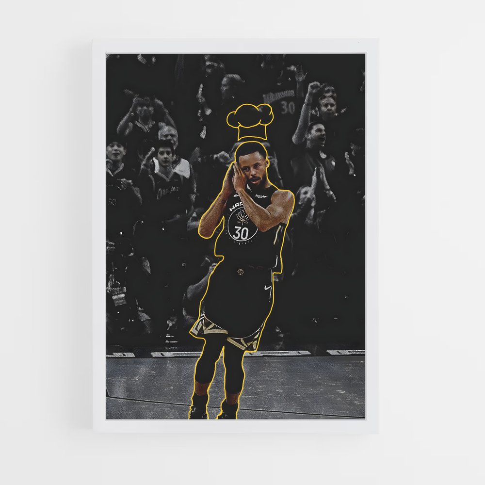 Poster Yellow Kicks – affiche Basketball (vue 3)