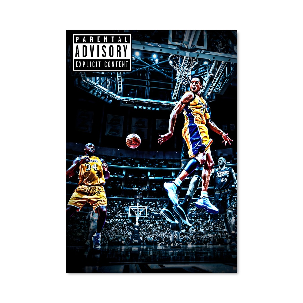 Poster Légende de la Mamba – affiche Basketball