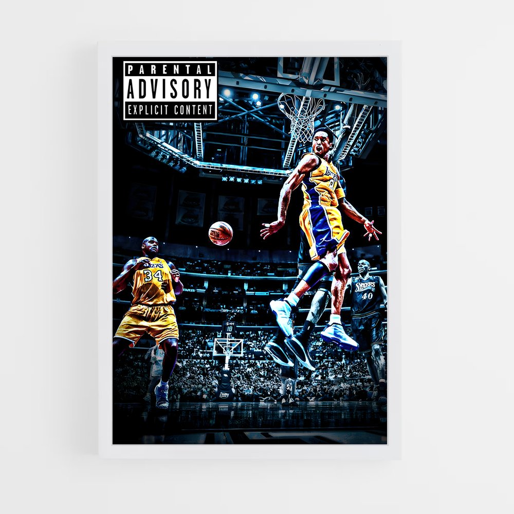 Poster Légende de la Mamba – affiche Basketball (vue 3)