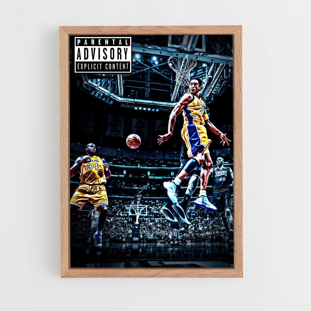 Poster Légende de la Mamba – affiche Basketball (vue 4)