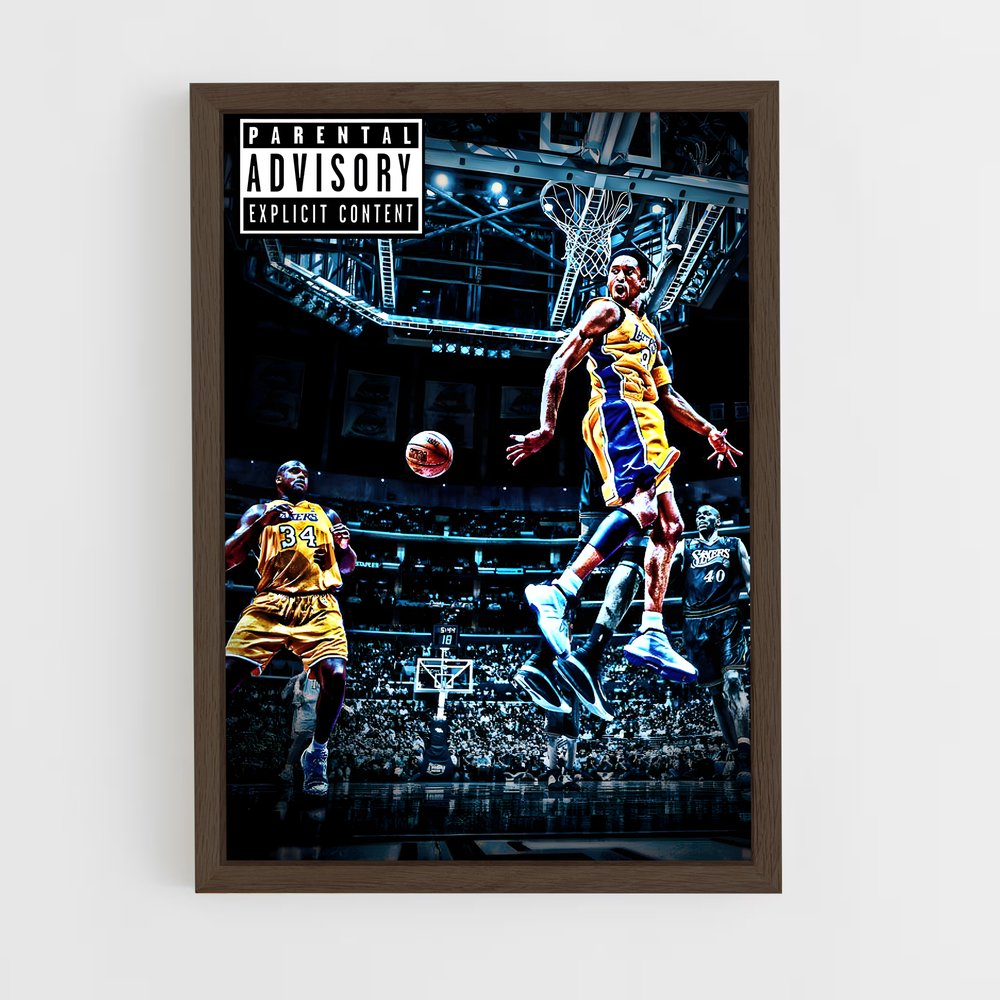 Poster Légende de la Mamba – affiche Basketball (vue 5)
