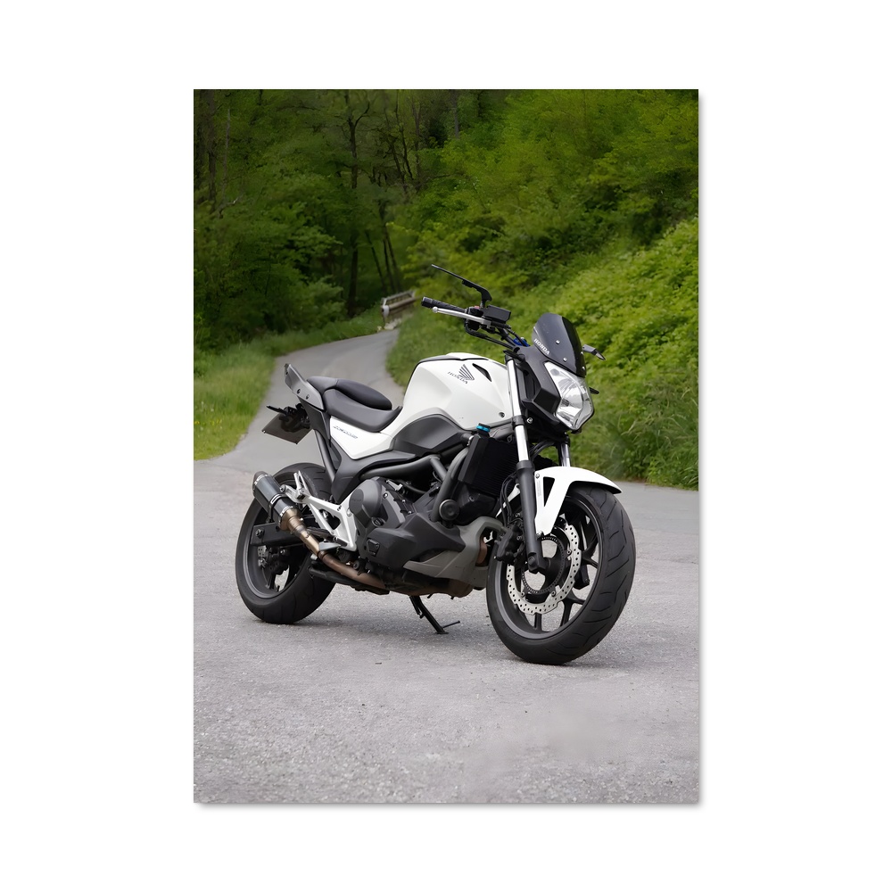 Poster Liberté sur Route – affiche Honda Moto