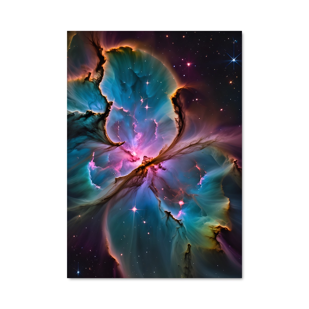 Poster Éclats d'Orion – affiche Nébuleuses