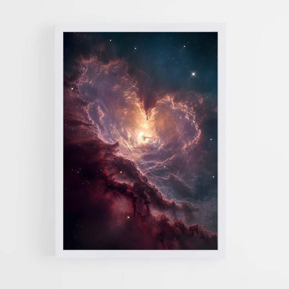 Poster Éclat Astral – affiche Nébuleuses (vue 3)
