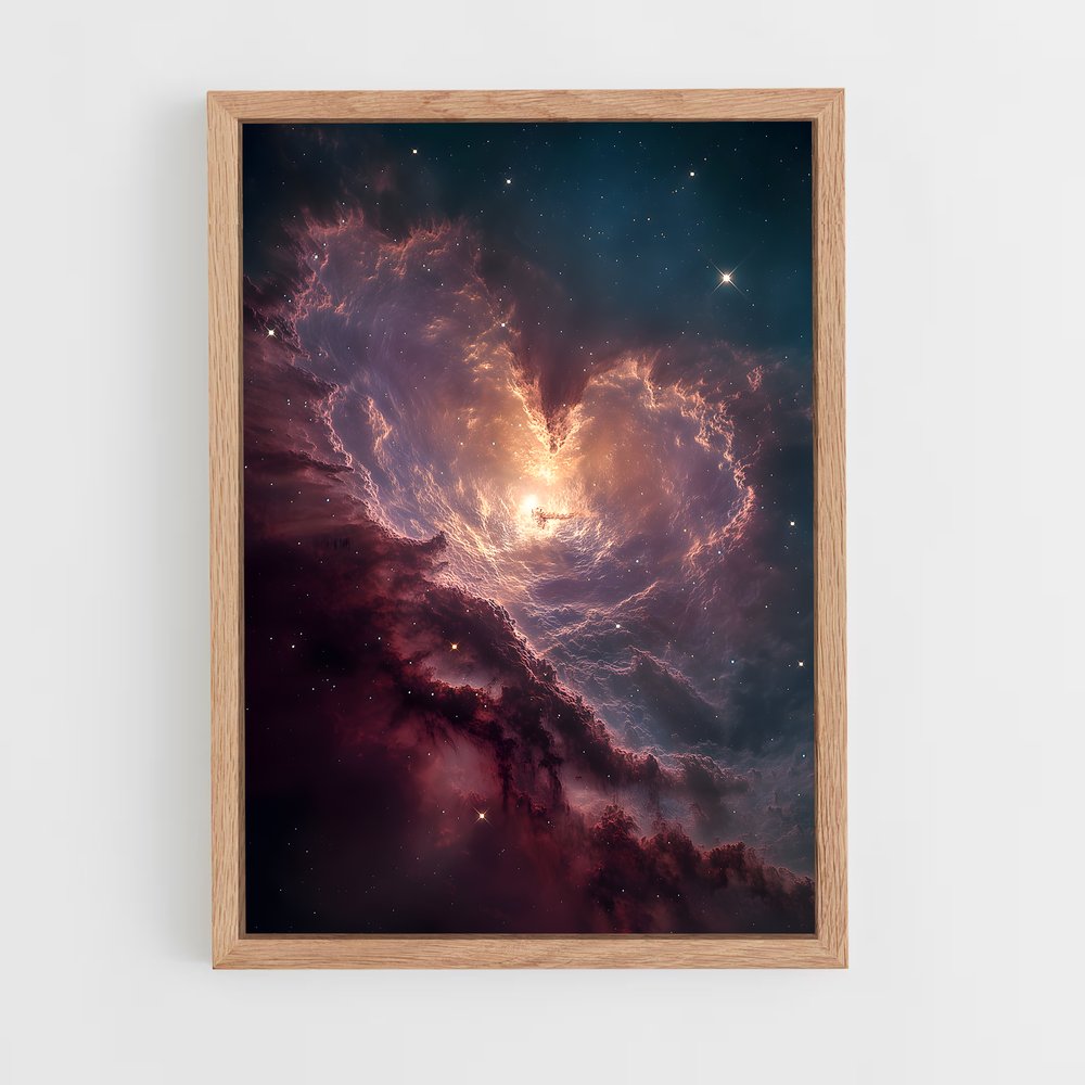 Poster Éclat Astral – affiche Nébuleuses (vue 4)