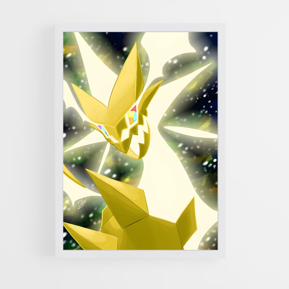Poster L'Éclat de Necrozma – affiche Pokemon (vue 3)