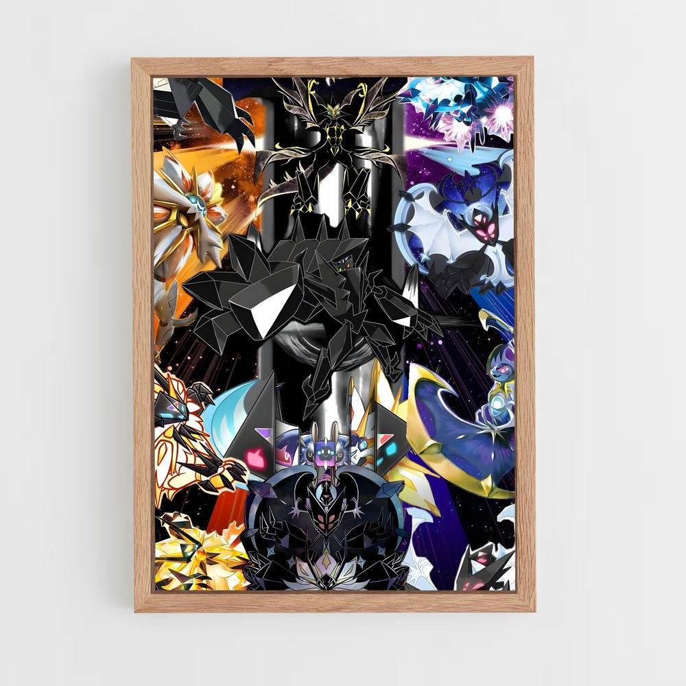 Poster Prismatique Pokémon – affiche Pokemon (vue 4)