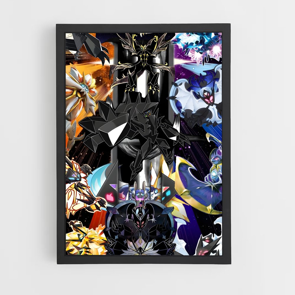 Poster Prismatique Pokémon – affiche Pokemon (vue 2)