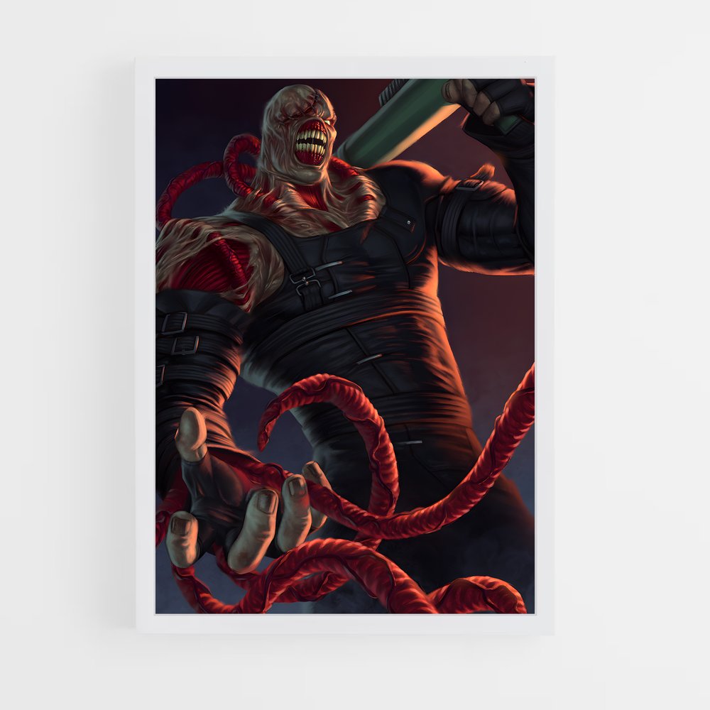 Poster Nemesis Enigme – affiche Resident Evil (vue 3)