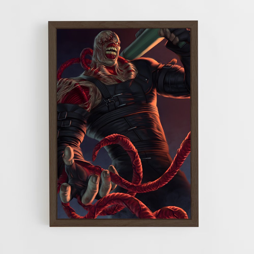 Poster Nemesis Enigme – affiche Resident Evil (vue 5)