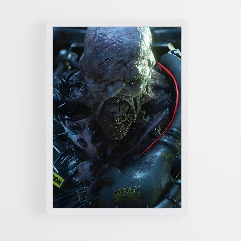 Poster Zombie's Gaze – affiche Resident Evil (vue 3)