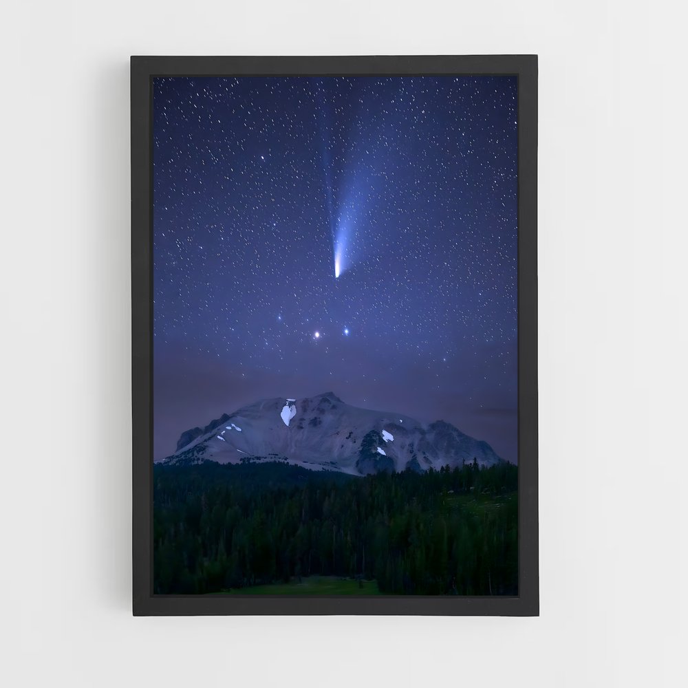 Poster Étoile des Montagnes – affiche Univers (vue 2)