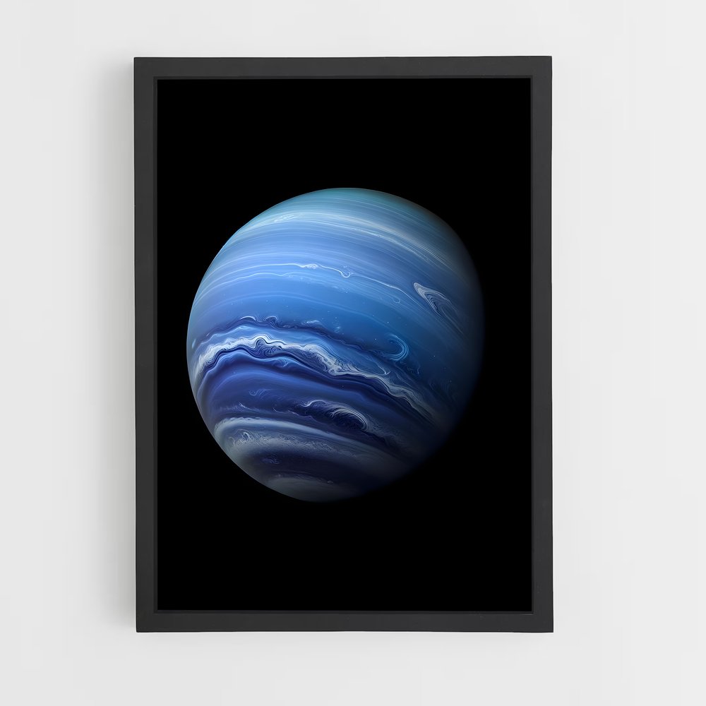 Poster Jupiter Explored – affiche Système solaire (vue 2)