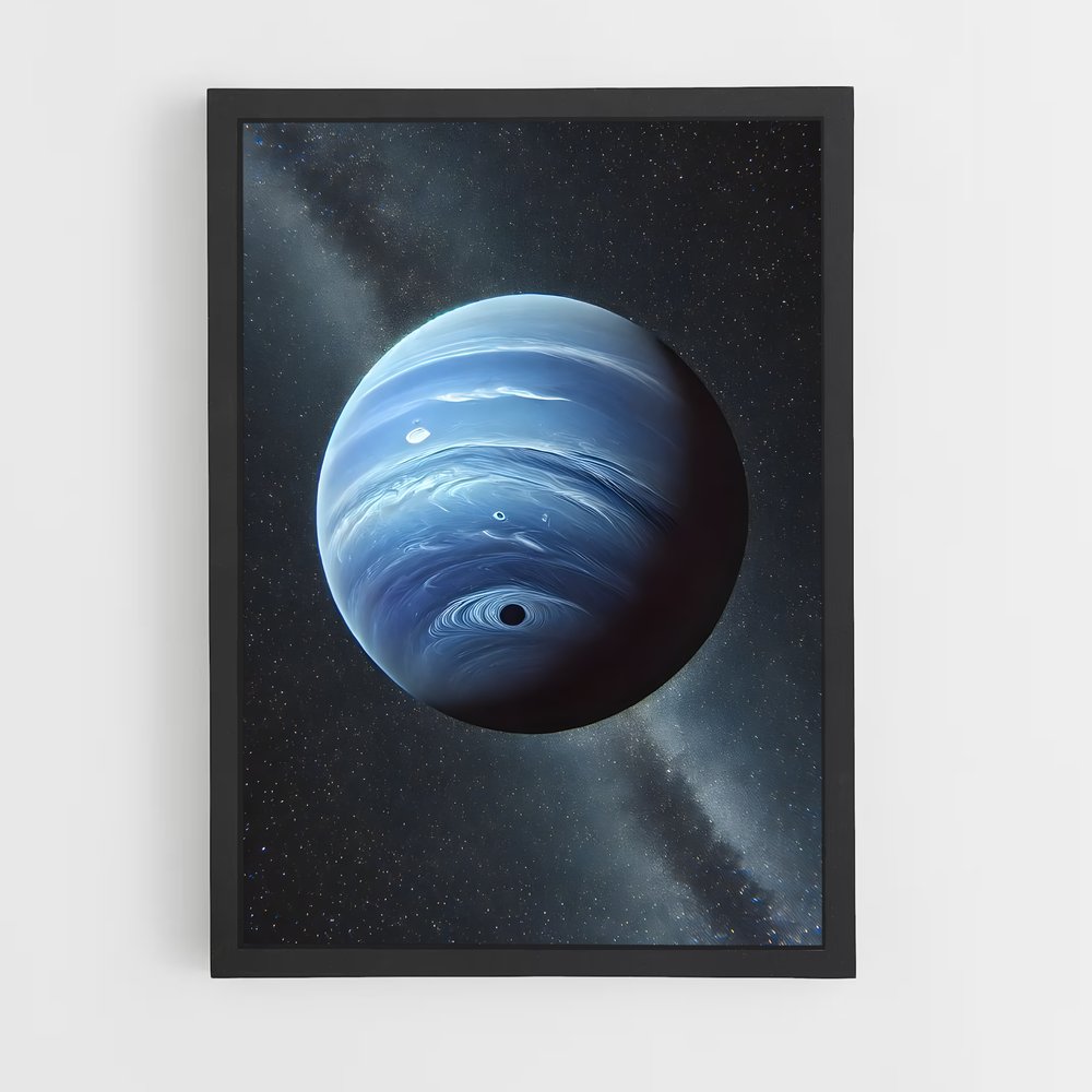 Poster L'Œil de Neptune – affiche Système solaire (vue 2)