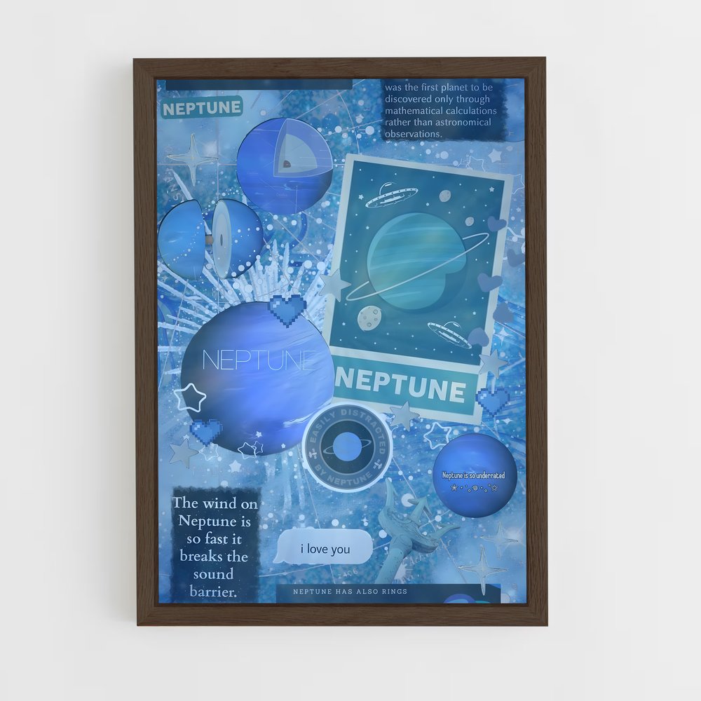 Poster Univers Céleste – affiche Système solaire (vue 5)