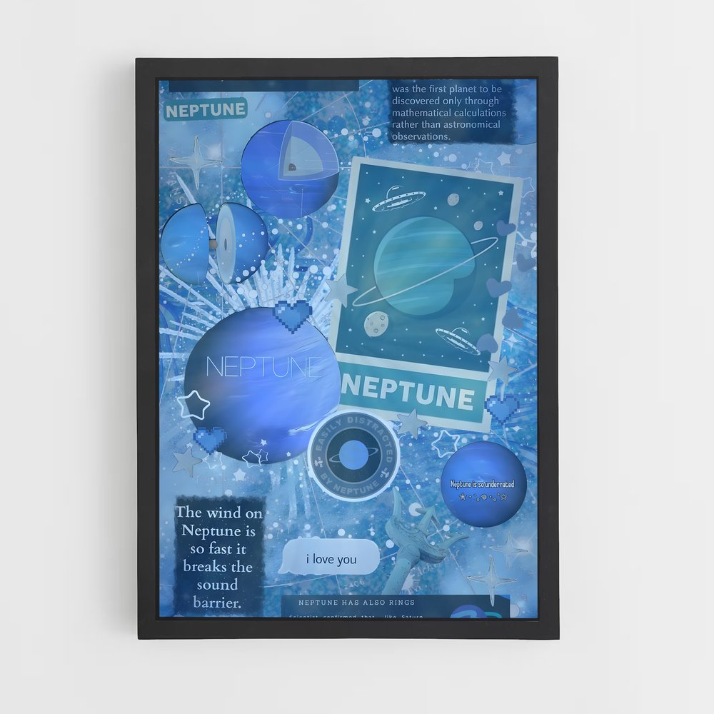 Poster Univers Céleste – affiche Système solaire (vue 2)
