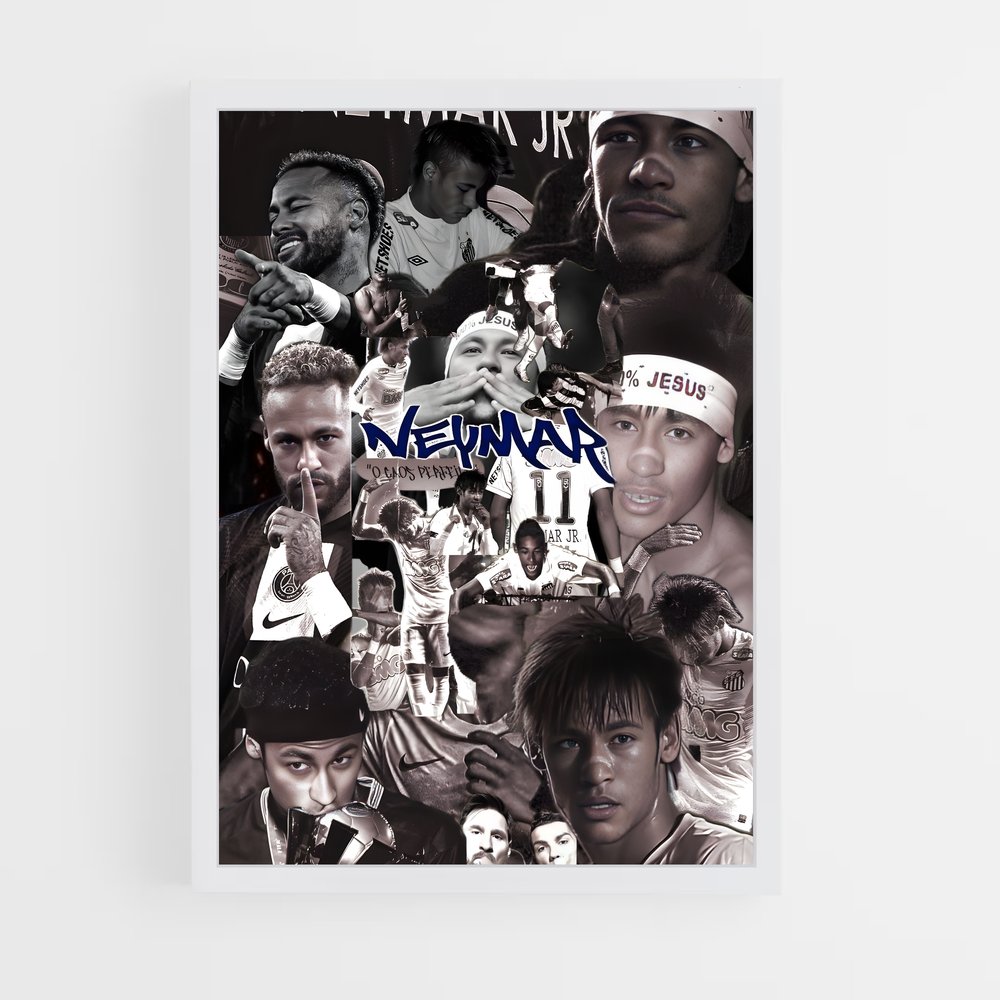 Poster Neymar: Visages de Légende (vue 3)