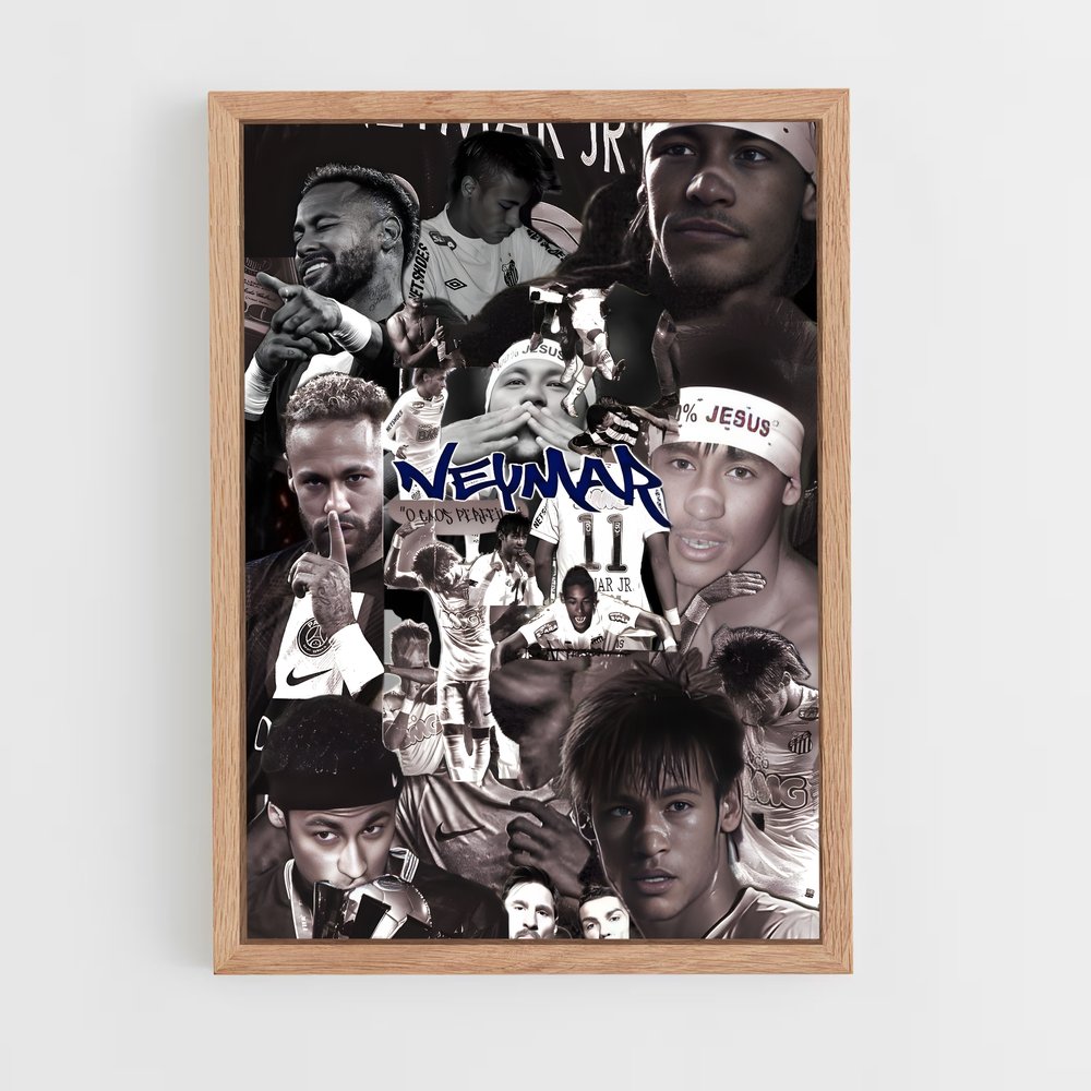 Poster Neymar: Visages de Légende (vue 4)