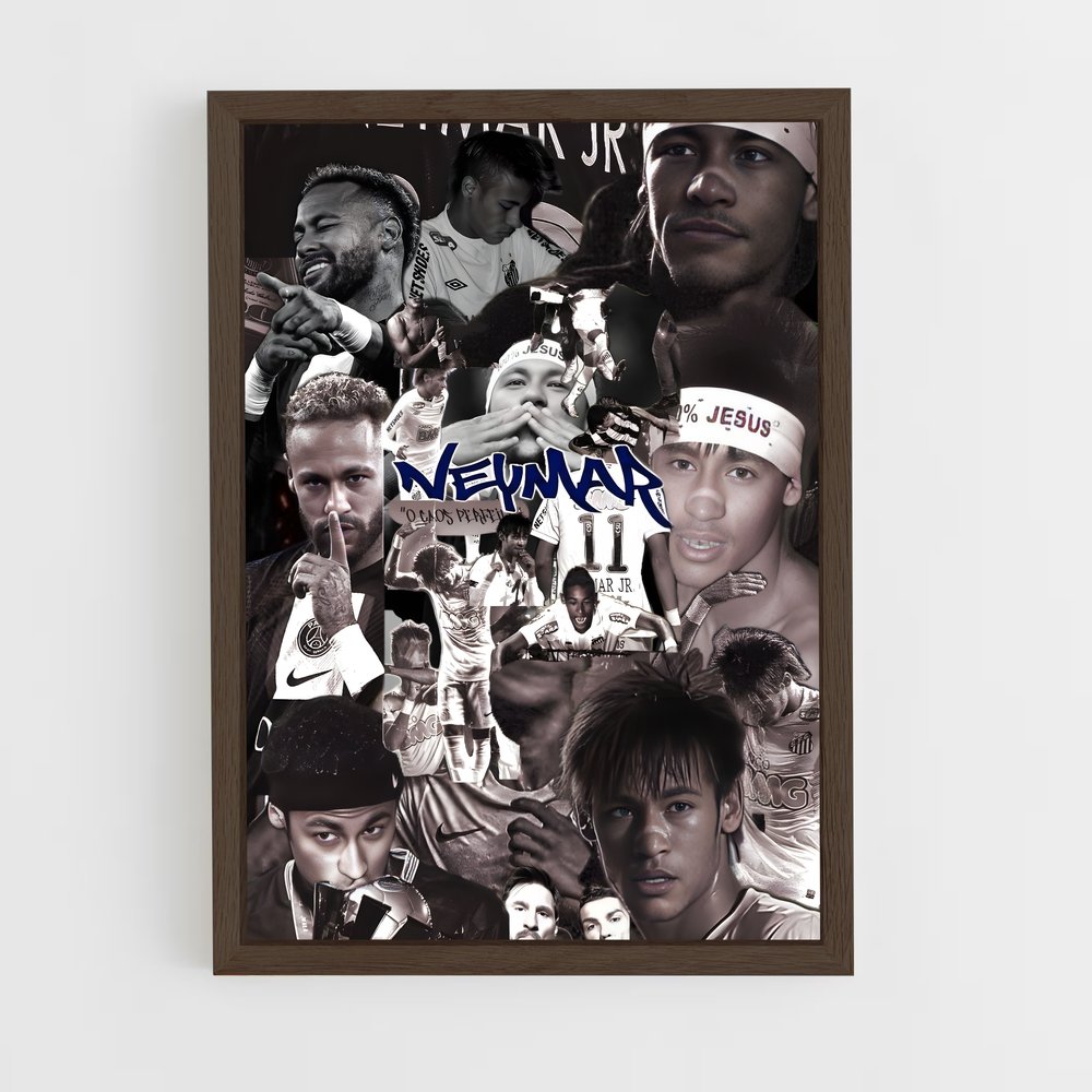 Poster Neymar: Visages de Légende (vue 5)
