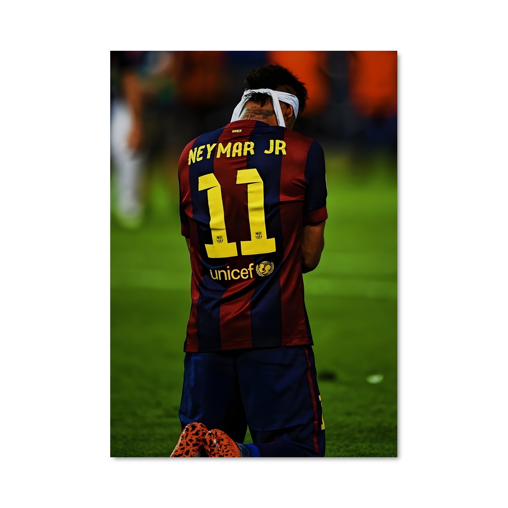 Poster Neymar réflexion