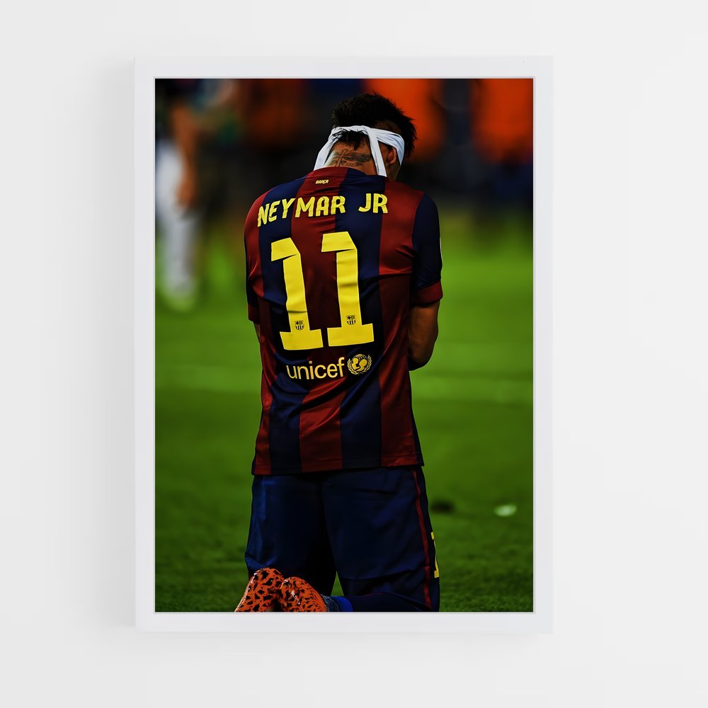 Poster Neymar réflexion (vue 3)