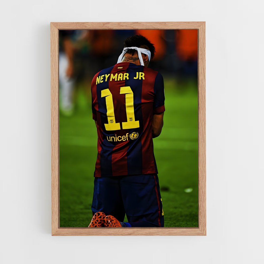Poster Neymar réflexion (vue 4)