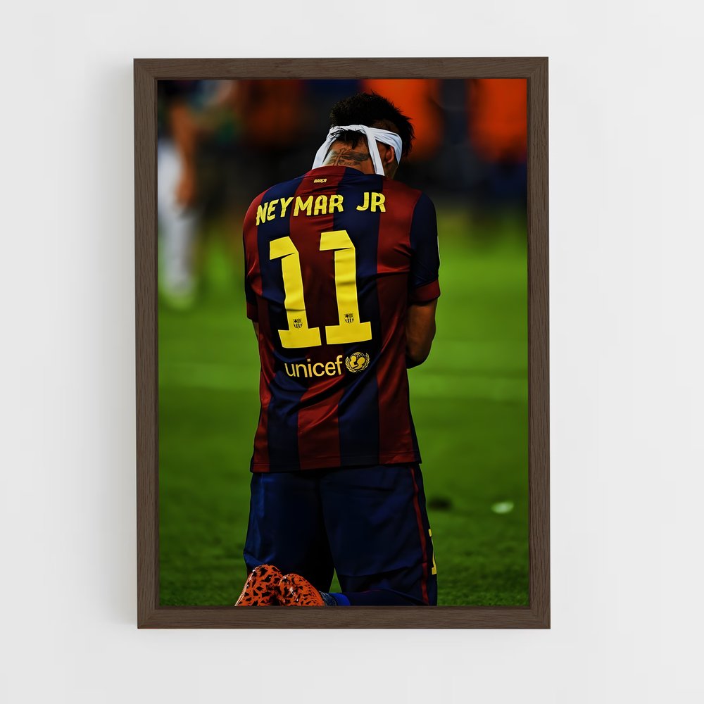 Poster Neymar réflexion (vue 5)