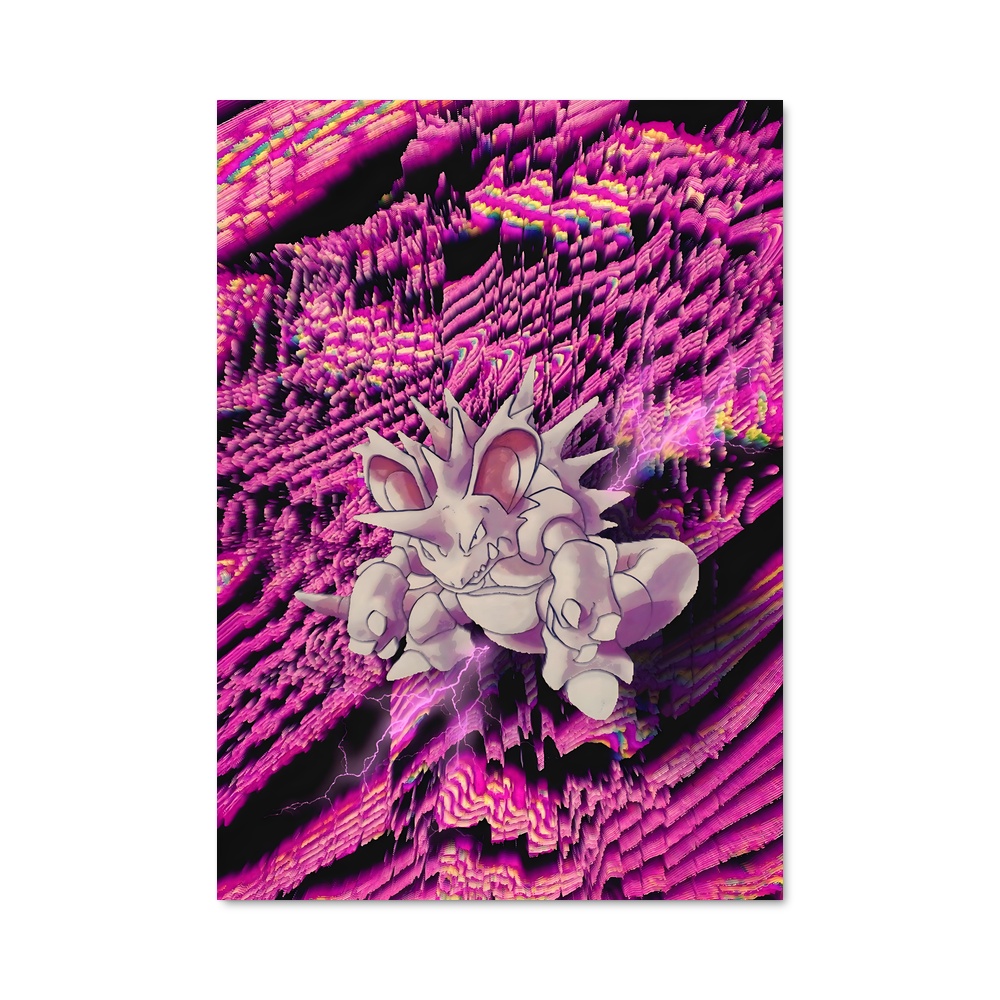 Poster Fleurs de Nido – affiche Pokemon