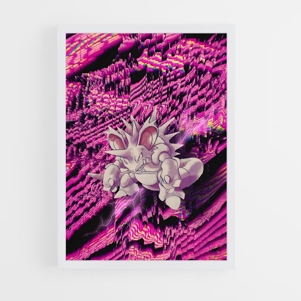 Poster Fleurs de Nido – affiche Pokemon (vue 3)