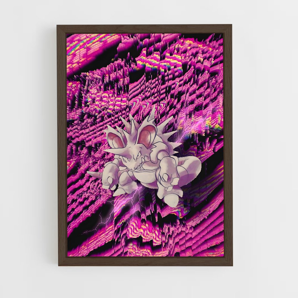 Poster Fleurs de Nido – affiche Pokemon (vue 5)