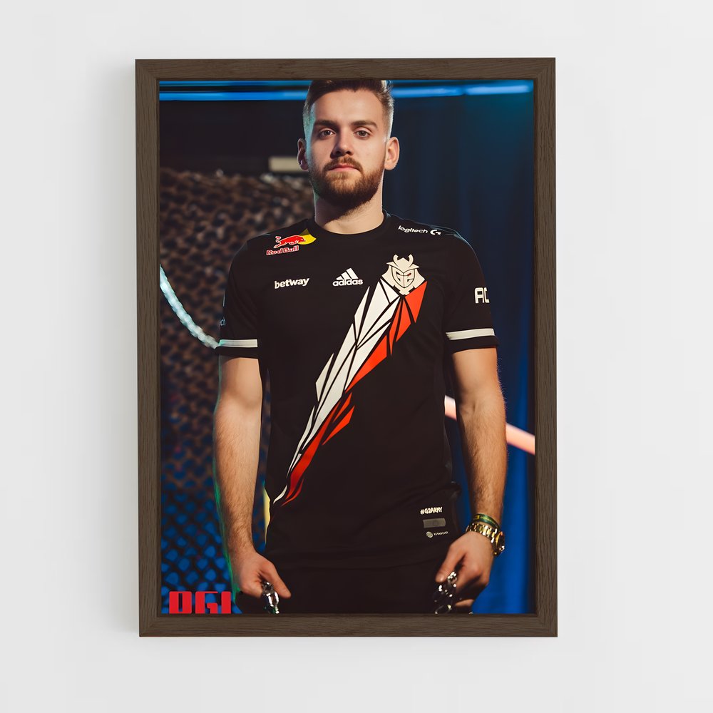 Poster Mystère Bleu – affiche Esports (vue 5)