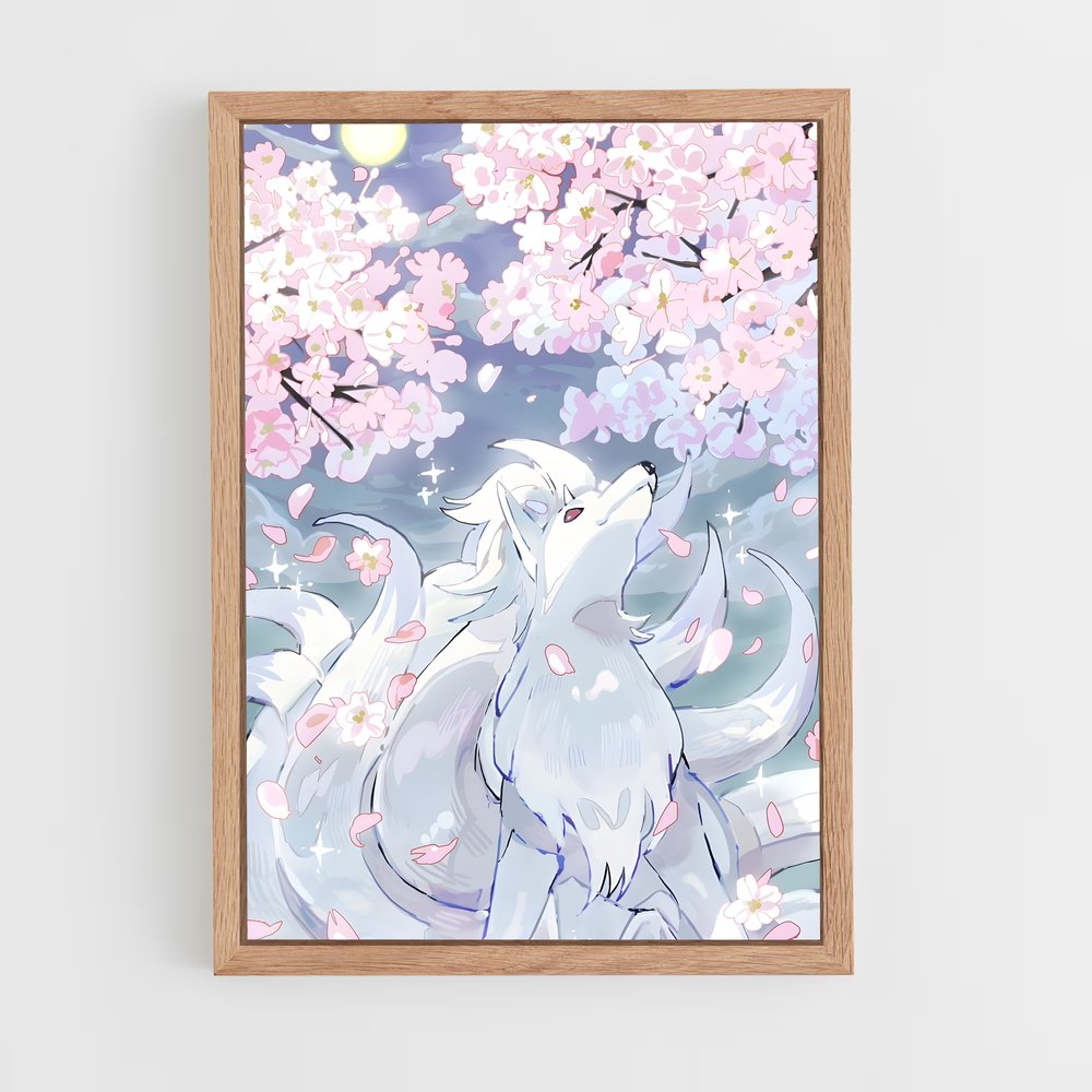 Poster Loup des Fleurs – affiche Pokemon (vue 4)