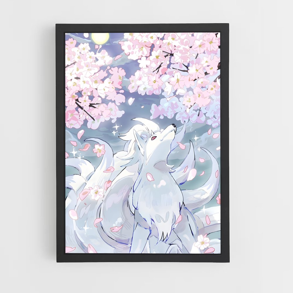 Poster Loup des Fleurs – affiche Pokemon (vue 2)