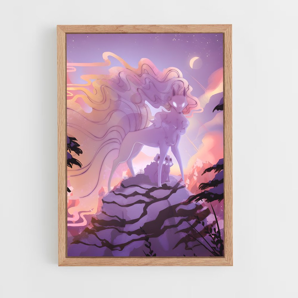Poster Célestes Équins – affiche Pokemon (vue 4)