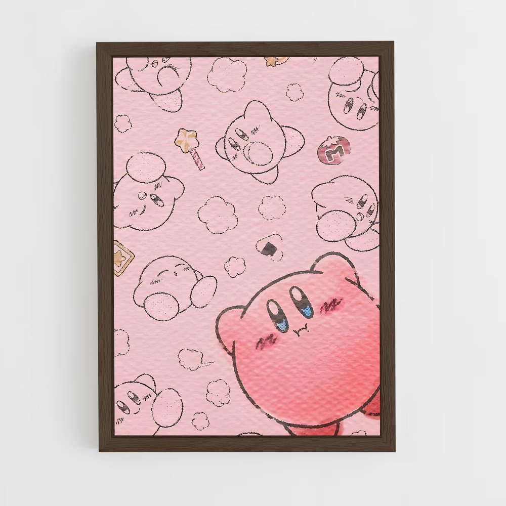 Poster Kirby en Fête – affiche Consoles (vue 5)