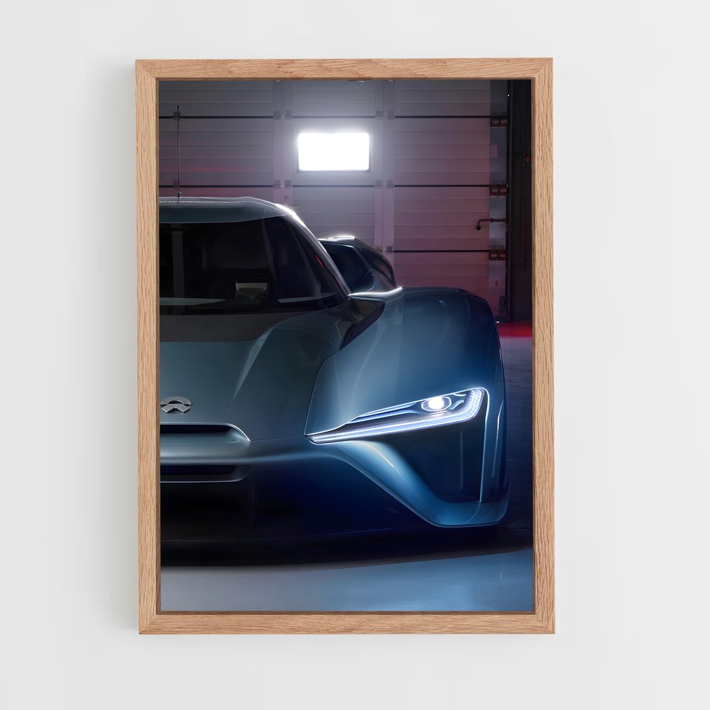 Poster Blue Dream Garage – affiche Nio (vue 4)