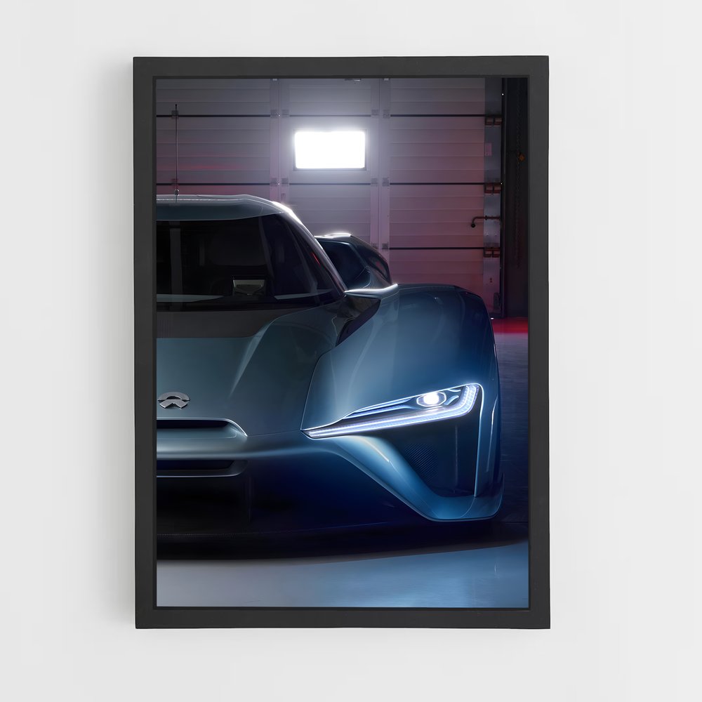 Poster Blue Dream Garage – affiche Nio (vue 2)