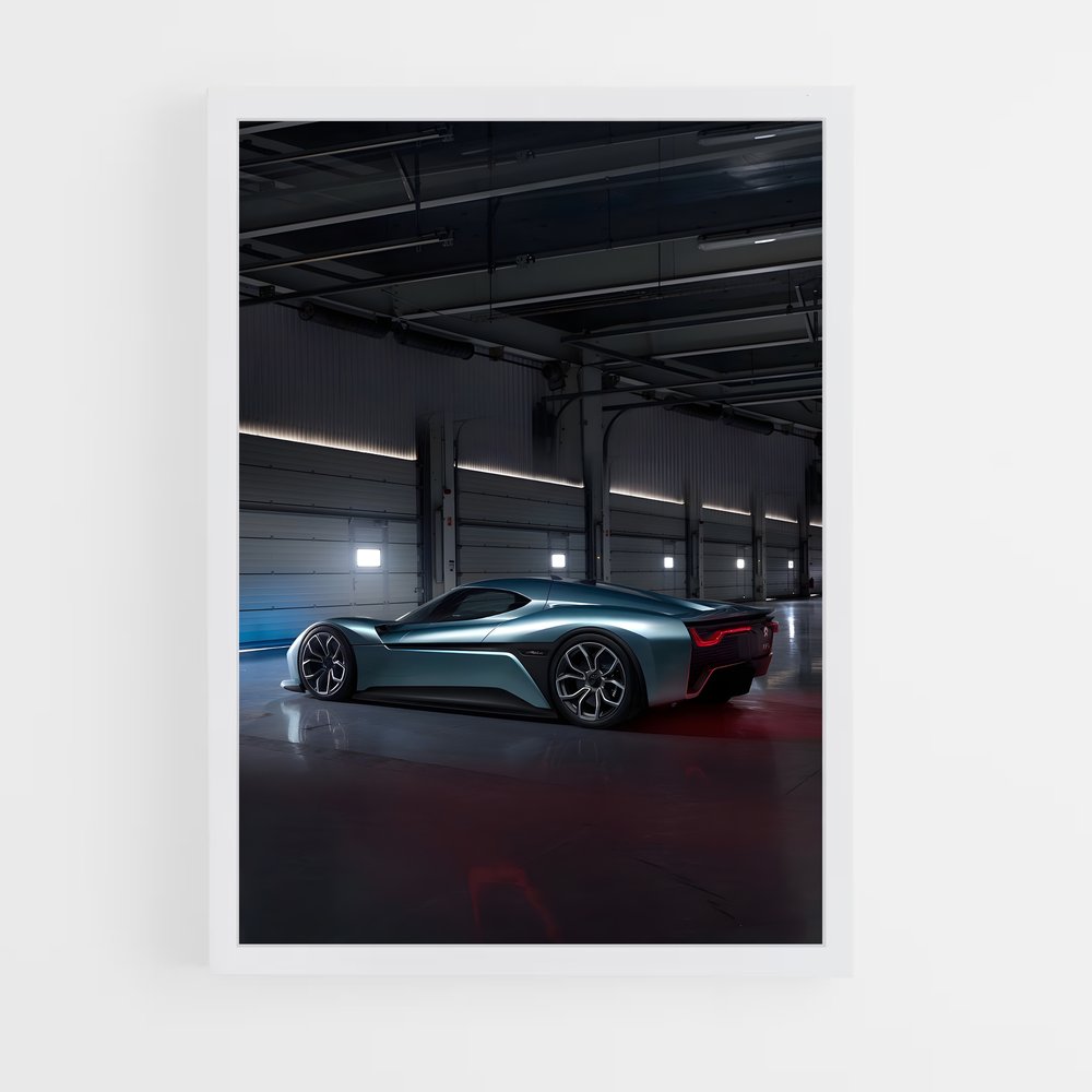 Poster Garage Enflammé – affiche Nio (vue 3)
