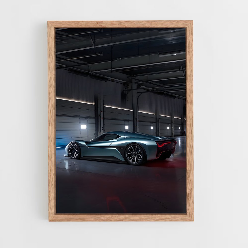 Poster Garage Enflammé – affiche Nio (vue 4)