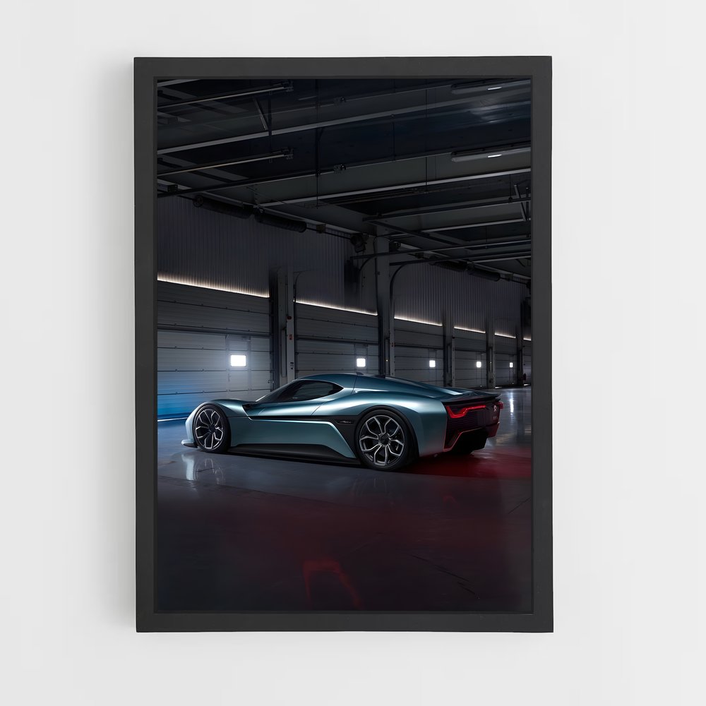 Poster Garage Enflammé – affiche Nio (vue 2)