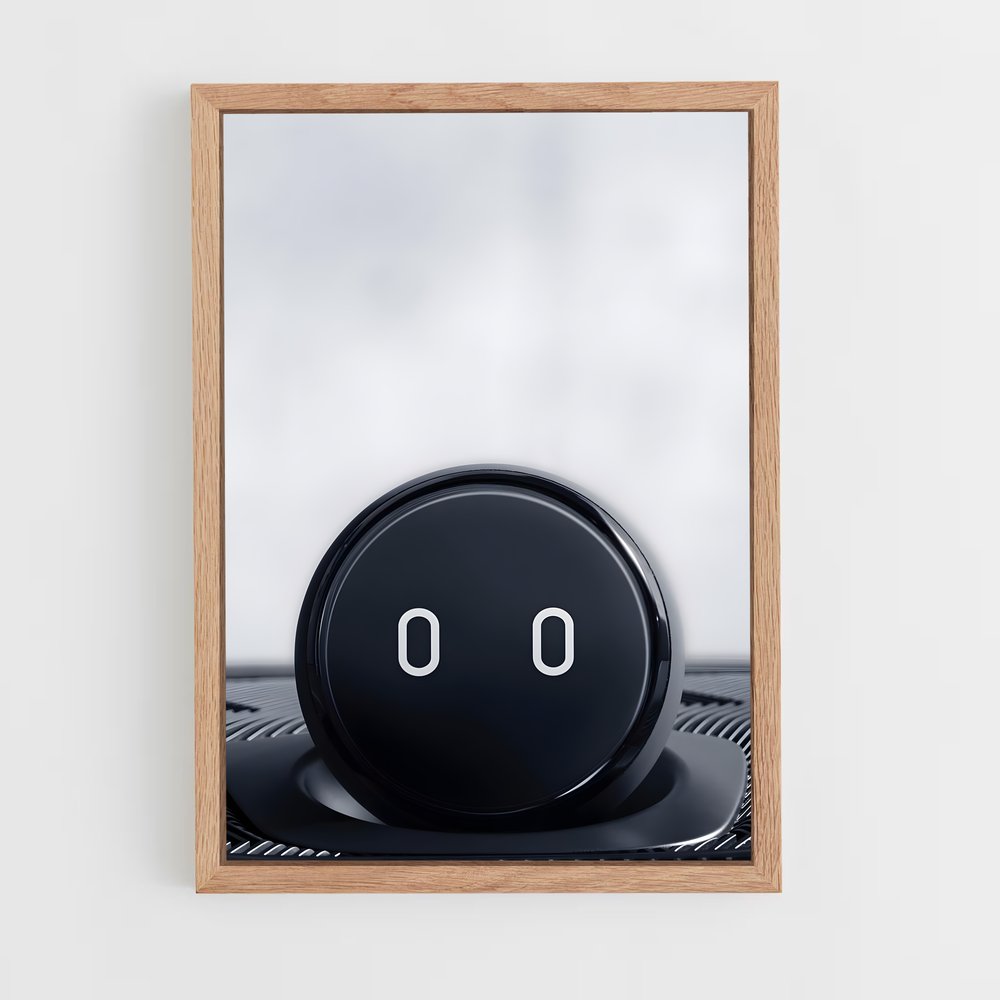 Poster AirPod Noir – affiche Nio (vue 4)