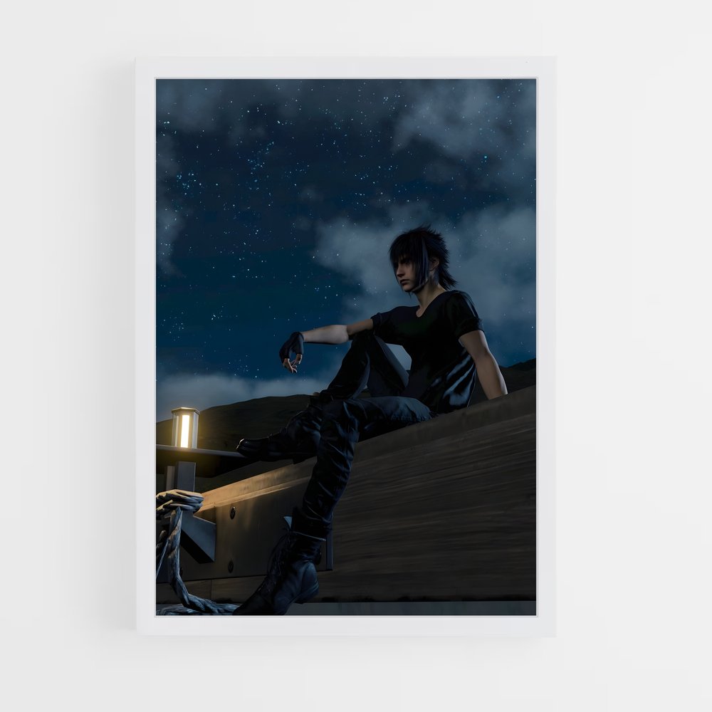 Poster Étoiles Vagabondes – affiche Final Fantasy (vue 3)